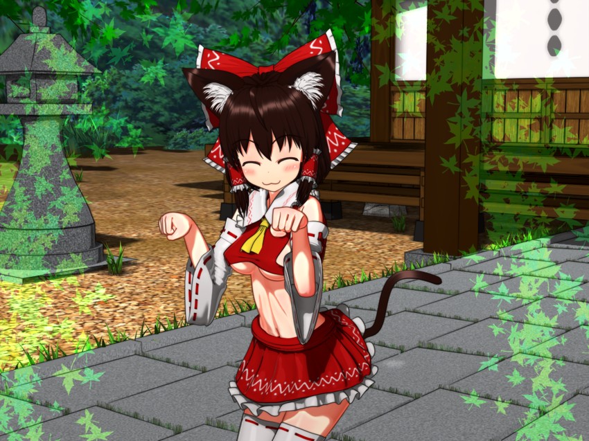 hakurei reimu (touhou) drawn by kasuya_(peach_heaven)
