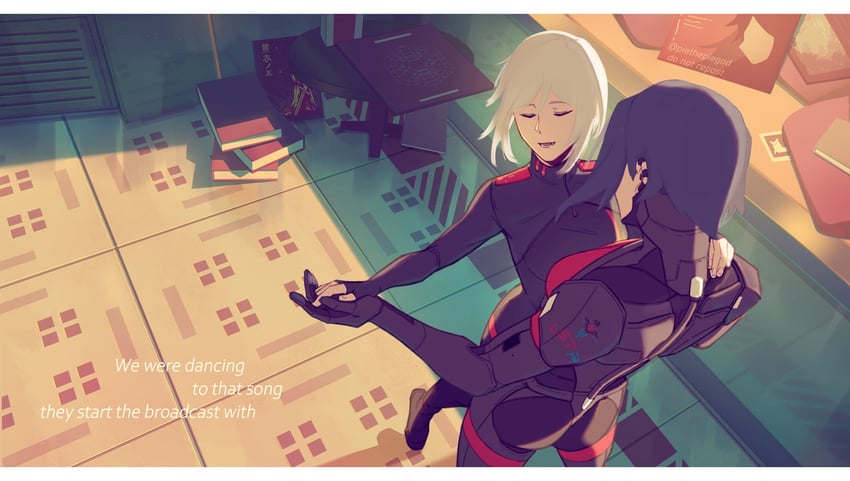 elster and ariane yeong (signalis and 1 more) drawn by piethepiegod