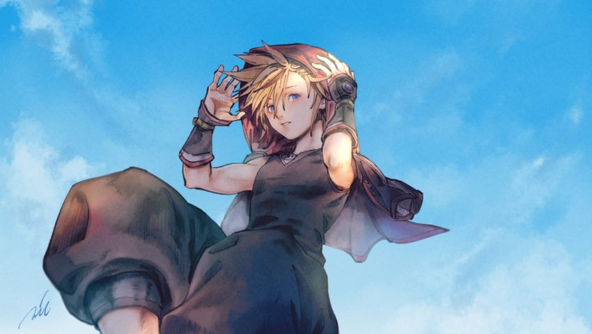 sora (kingdom hearts and 1 more) drawn by mim_(mimya0600)