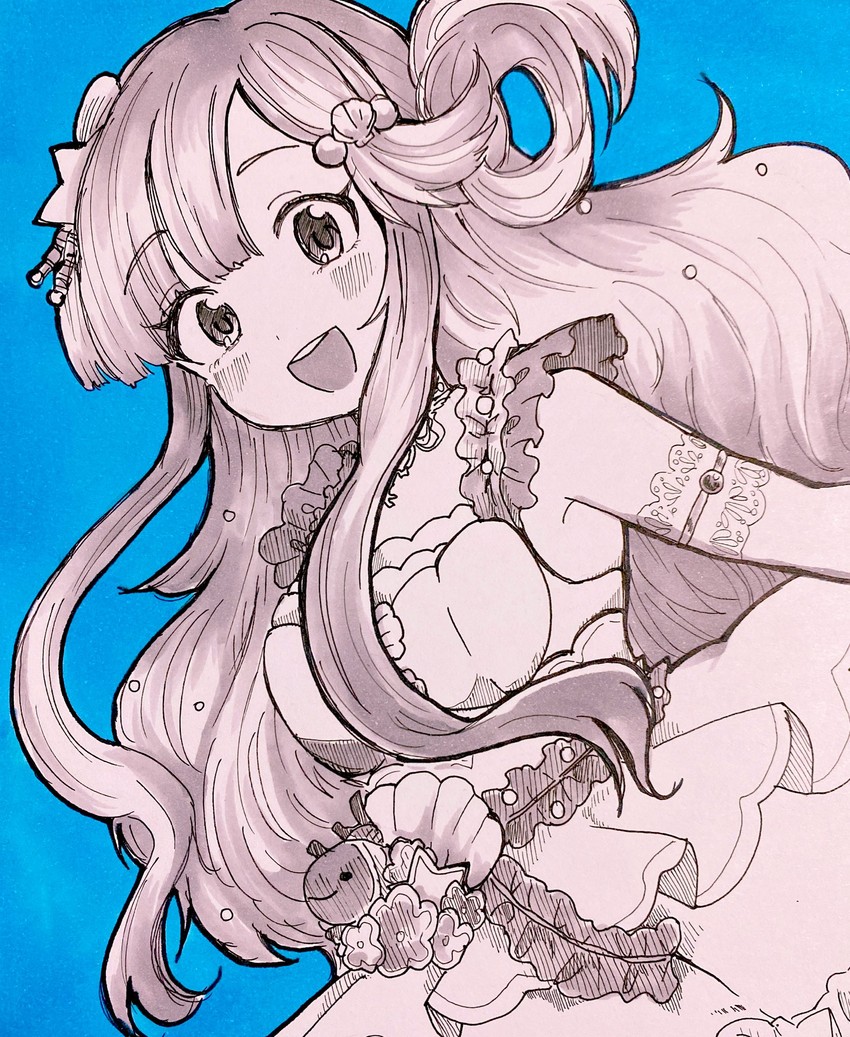 asari nanami (idolmaster and 1 more) drawn by okopu
