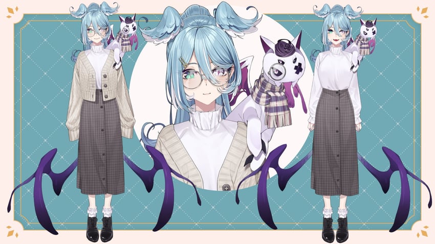elira pendora and pikl (nijisanji and 1 more) drawn by kamameshi_gougoumaru