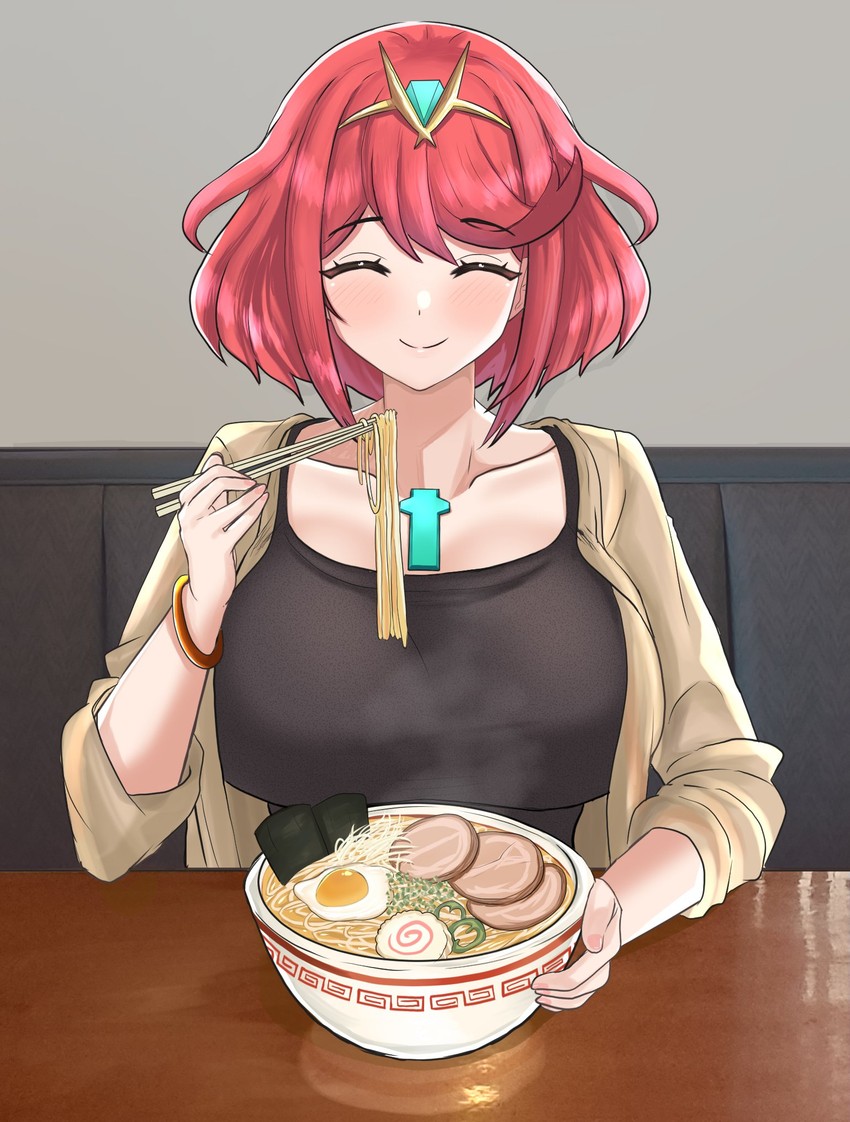 pyra (xenoblade chronicles and 1 more) drawn by desspie