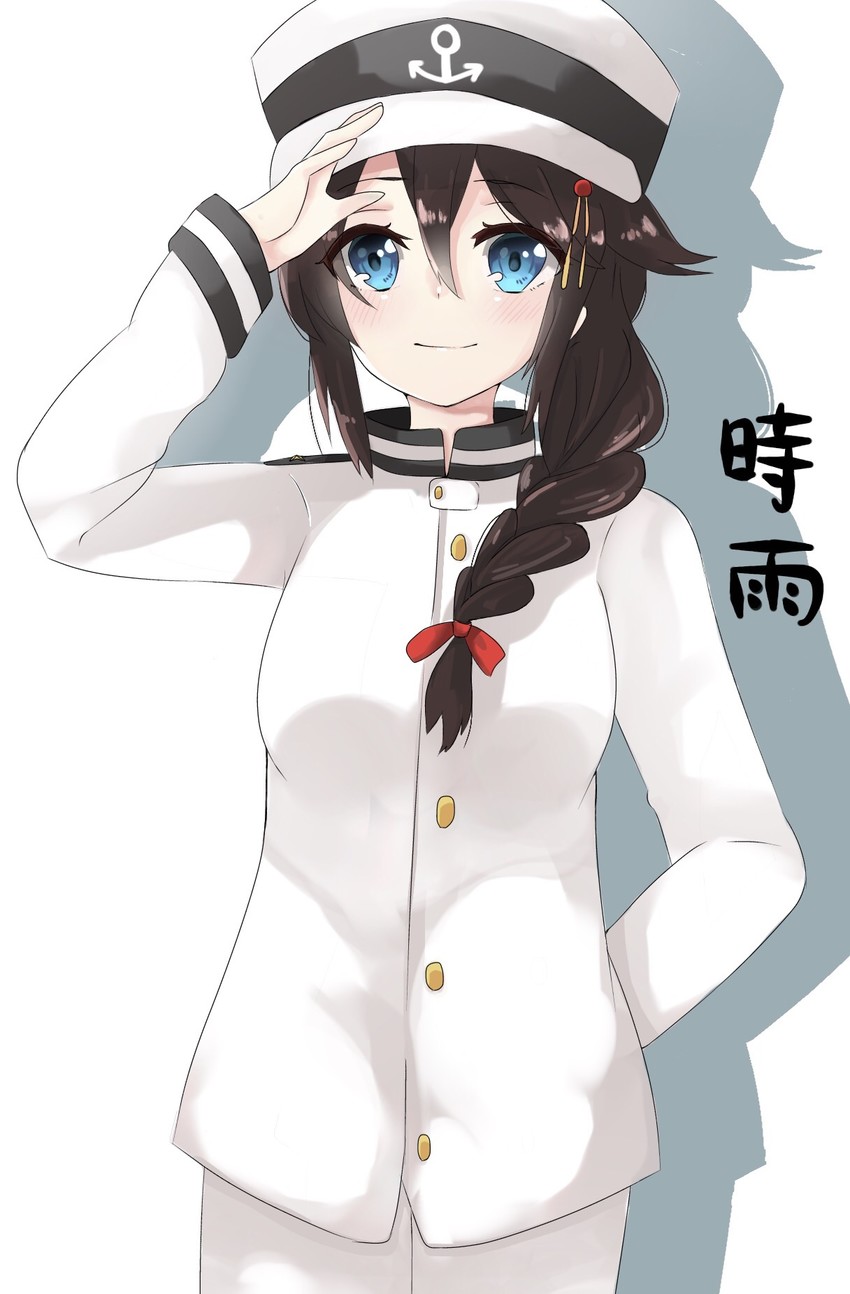 shigure and shigure kai ni (kantai collection) drawn by maa_(roninnn)