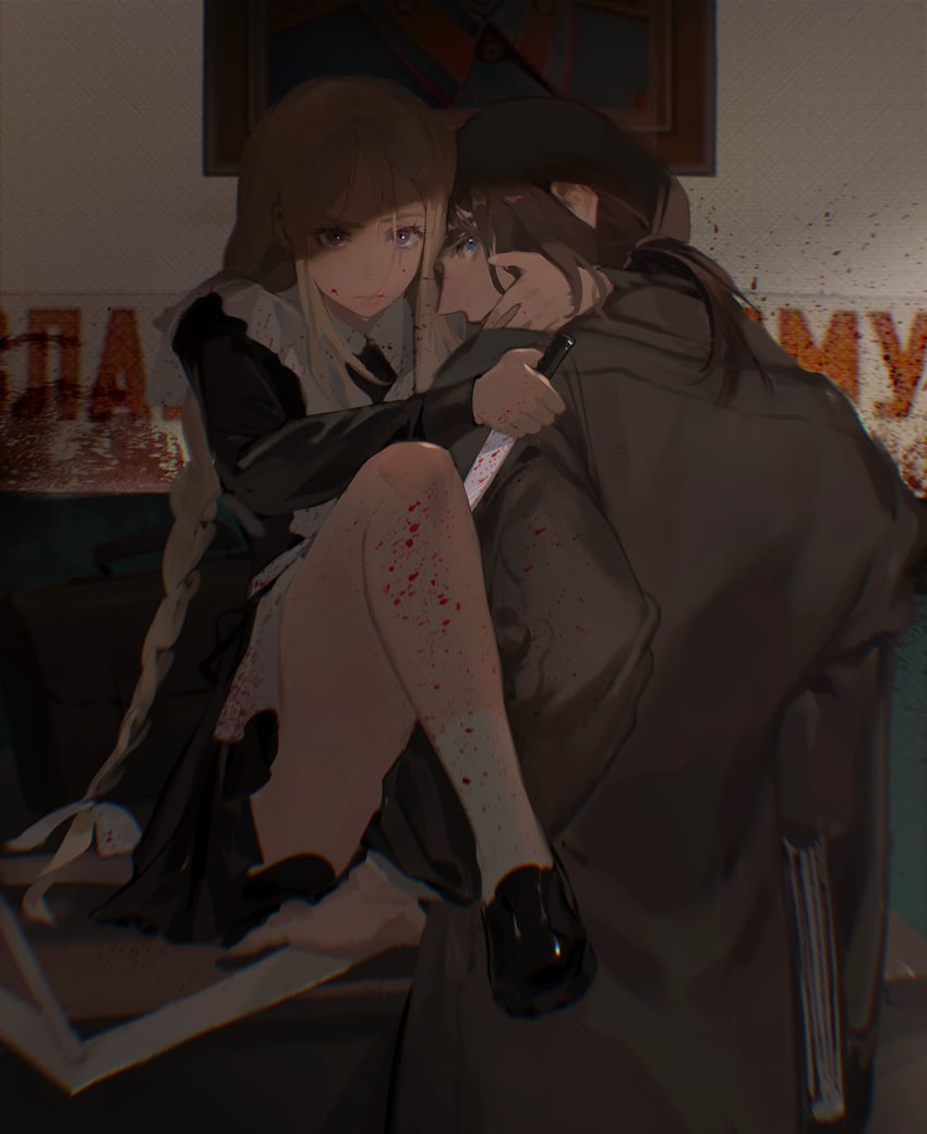 belarus and lithuania (axis powers hetalia) drawn by quan_zidong_xiaoyin