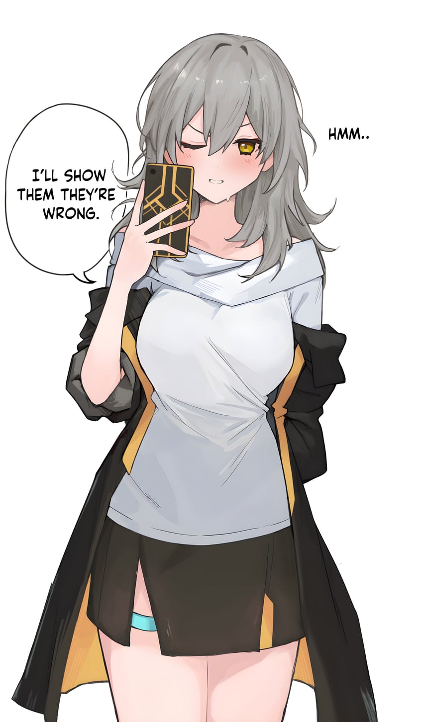 trailblazer and stelle (honkai and 1 more) drawn by kevinlim39