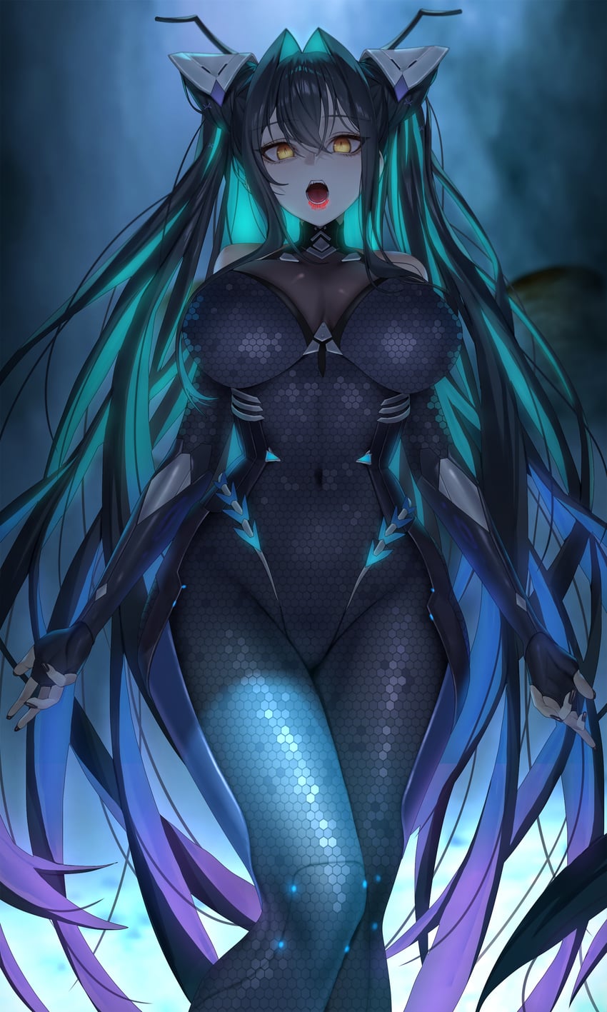 little mermaid (goddess of victory: nikke) drawn by ruhee