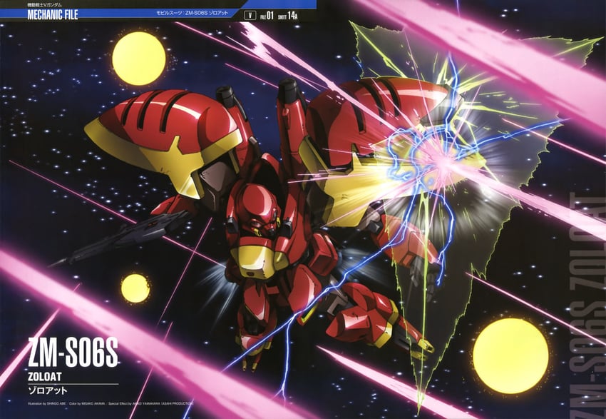 zoloat (gundam and 2 more) drawn by abe_shingo