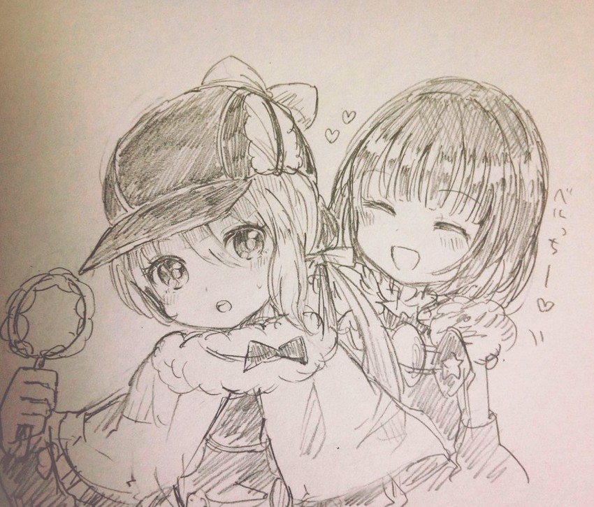 lapis lazuline and detec bell (mahou shoujo ikusei keikaku and 1 more) drawn by iipoyo_(364poyo)