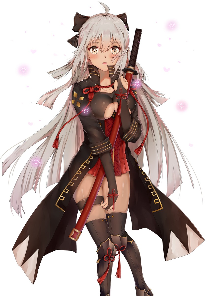 okita souji and okita souji alter (fate and 1 more) drawn by yuuki_mix