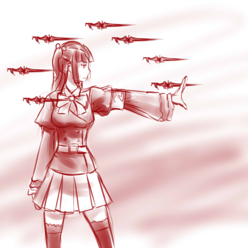 ushiromiya ange (umineko no naku koro ni) drawn by drawfag