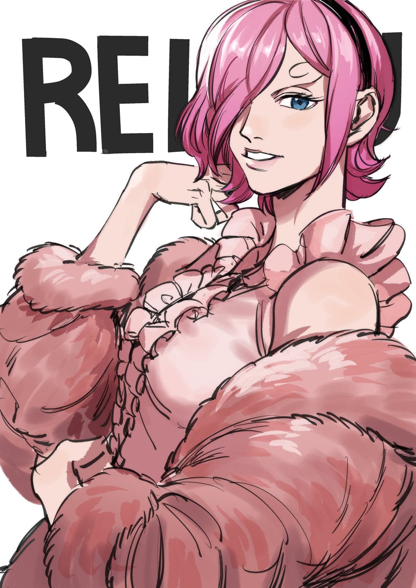 vinsmoke reiju (one piece) drawn by santagawa