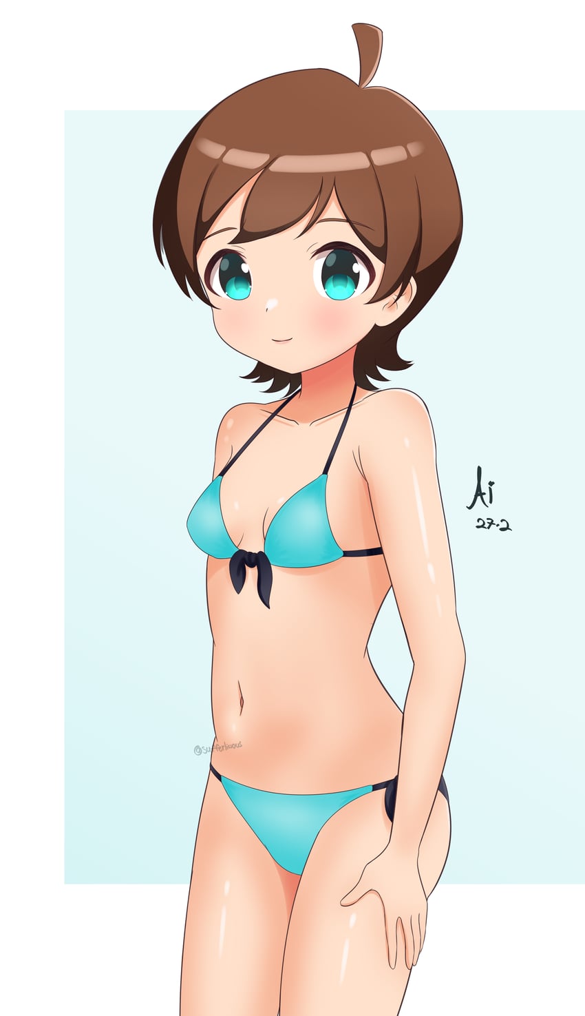 kinoshita hinata (idolmaster and 2 more) drawn by ai_haruka