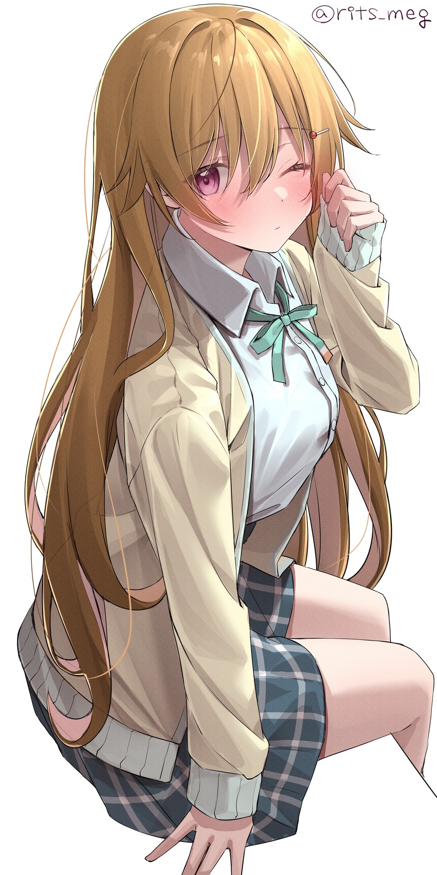 konoe kanata (love live! and 1 more) drawn by kawai_ritsu_(rits_meg)