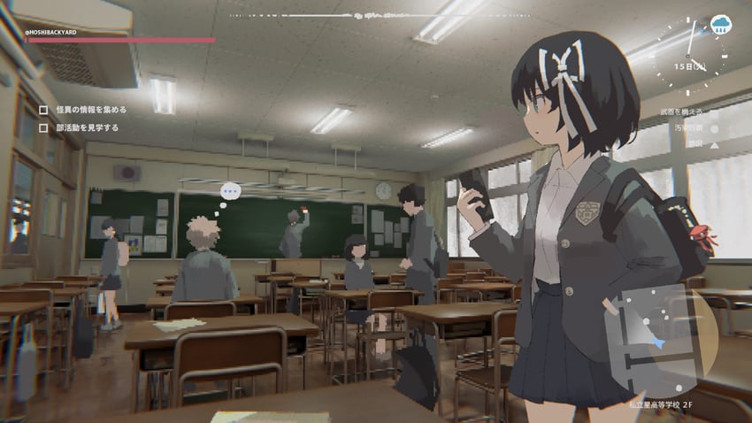 protagonist and t-6407j (lost property control organization) drawn by samidare_(hoshi)