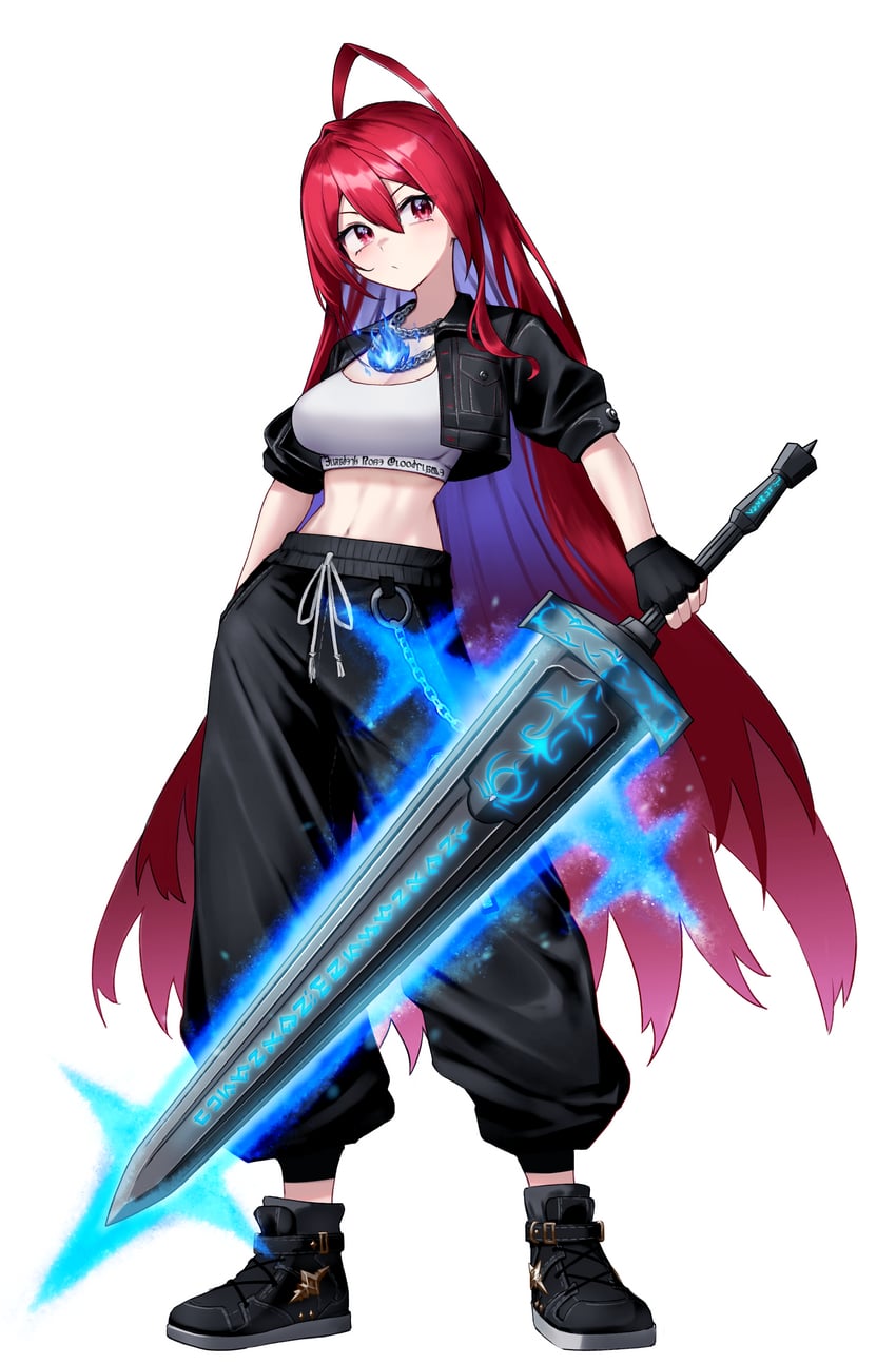 warrior of light, elizabeth rose bloodflame, and dark knight (hololive and 3 more) drawn by radi_(pixiv_88192217)