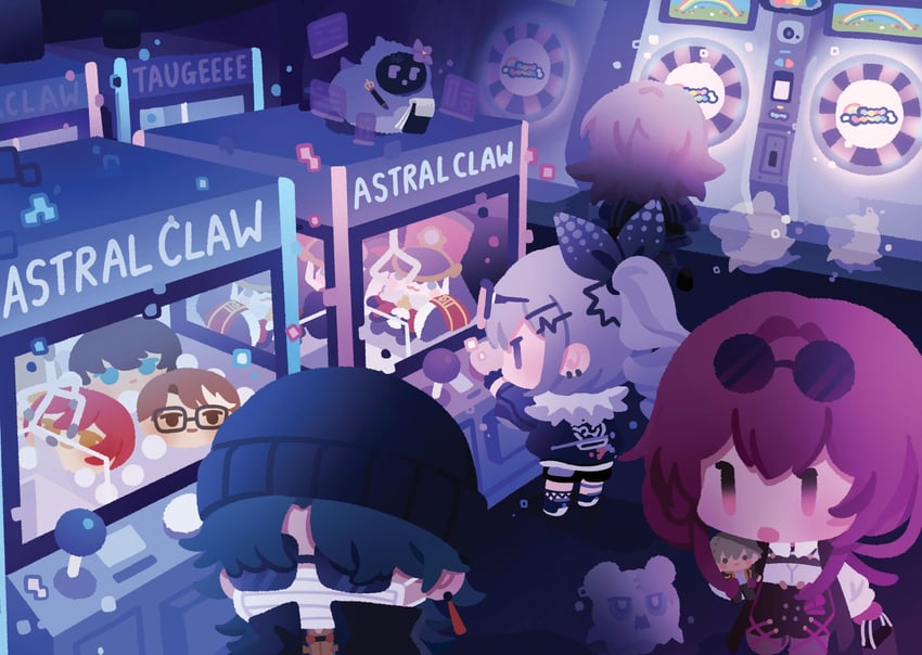 trailblazer, kafka, caelus, silver wolf, dan heng, and 6 more (honkai and 2 more) drawn by taugeeee
