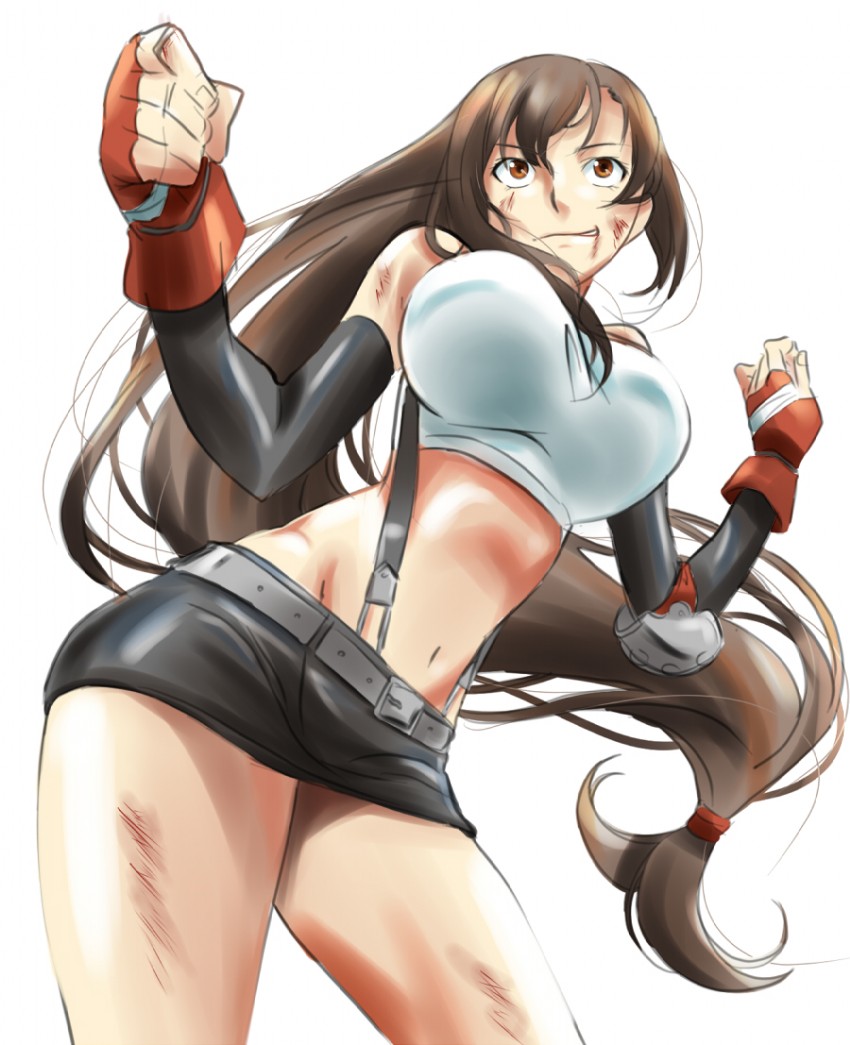 tifa lockhart (final fantasy and 1 more) drawn by mas_(5734ghji)