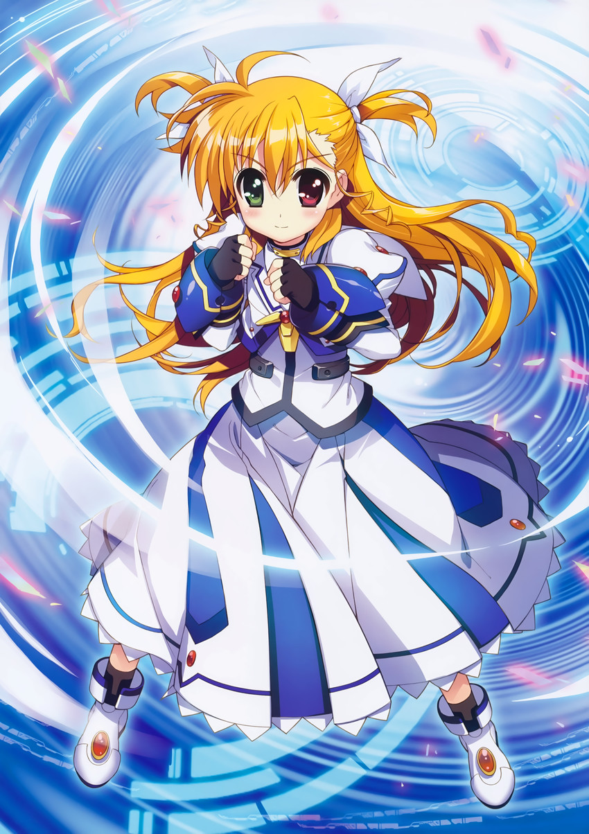 takamachi nanoha and vivio (lyrical nanoha and 1 more) drawn by fujima_takuya