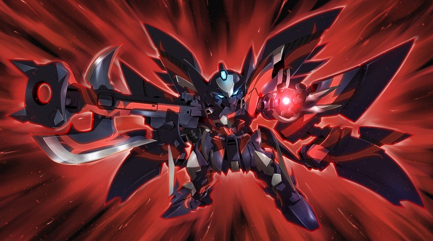 galilnagant (super robot wars and 2 more) drawn by haganef
