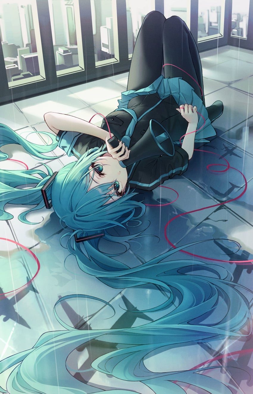 hatsune miku (vocaloid and 1 more) drawn by dangmyo