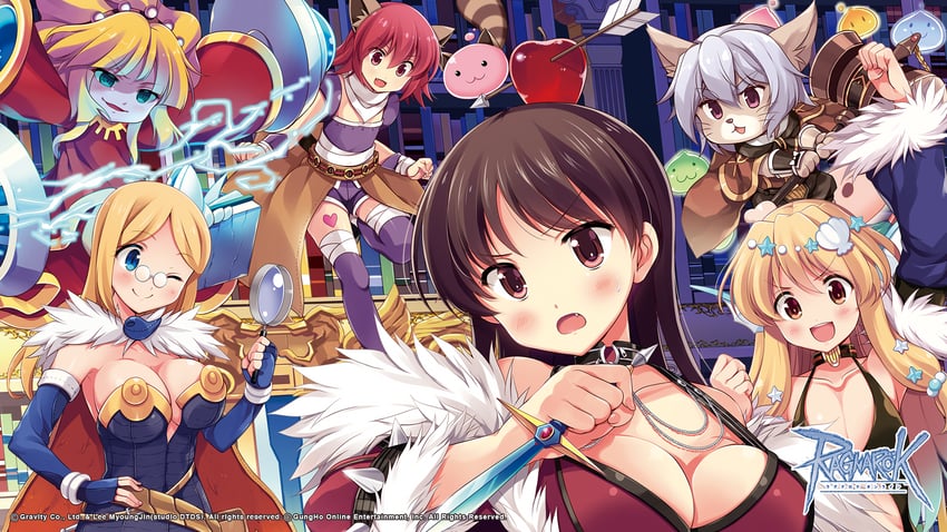 poring, alchemist, assassin, shadow chaser, stalker, and 6 more (ragnarok online) drawn by odawara_hakone
