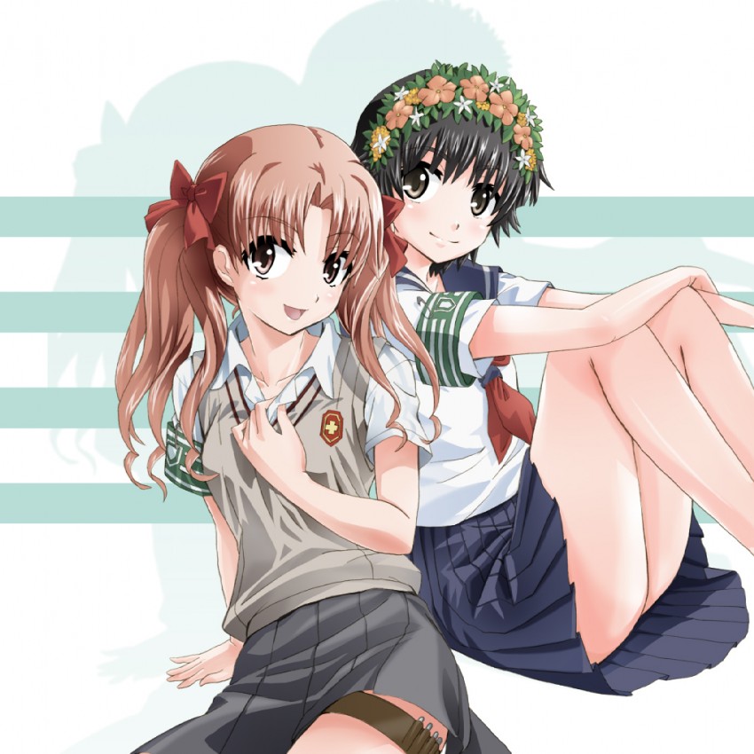 shirai kuroko and uiharu kazari (toaru majutsu no index and 1 more) drawn by pnhikaru