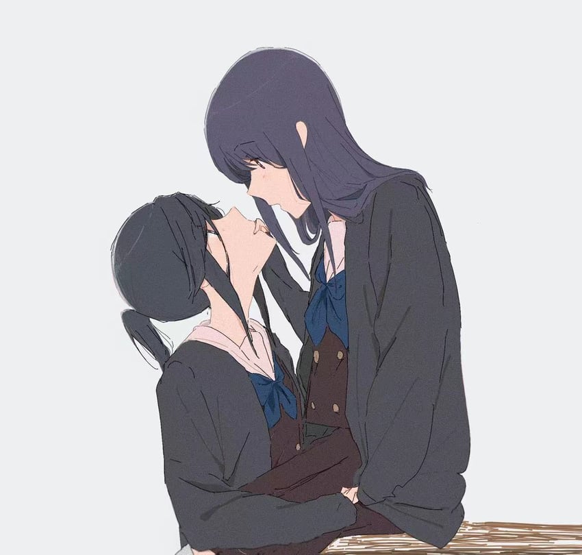 yoroizuka mizore and kasaki nozomi (hibike! euphonium and 1 more) drawn by orohachi