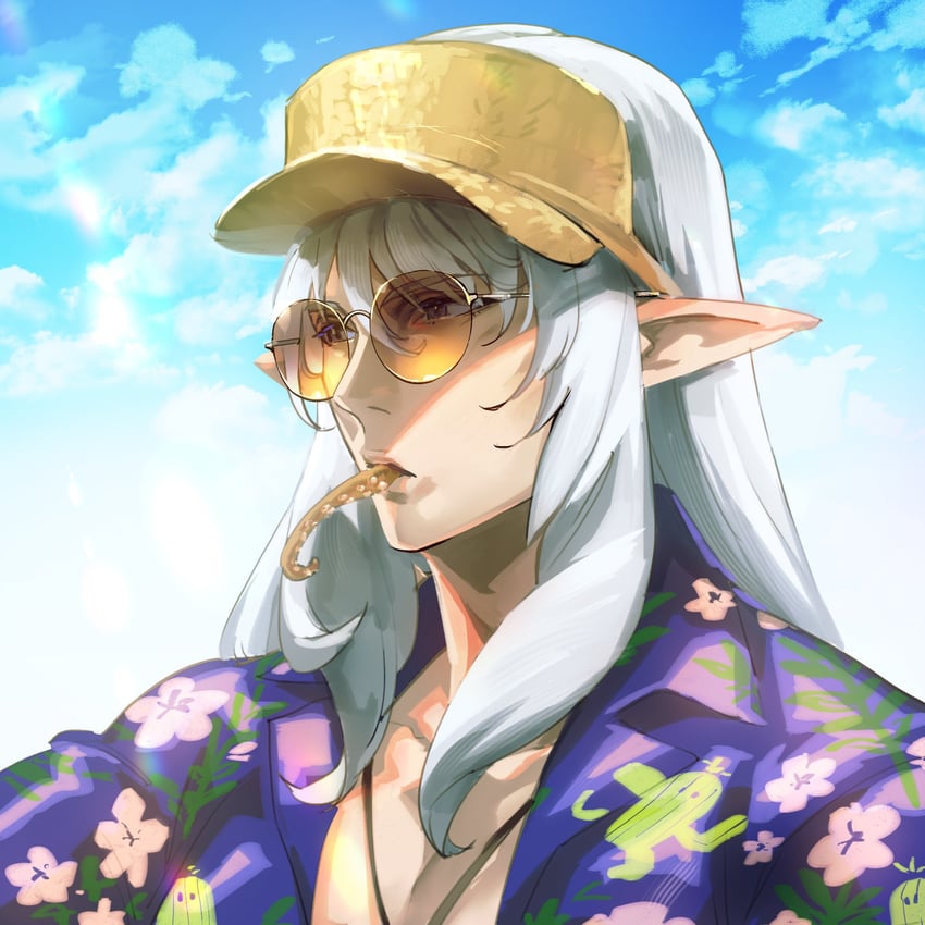 estinien varlineau (final fantasy and 1 more) drawn by kin_mokusei