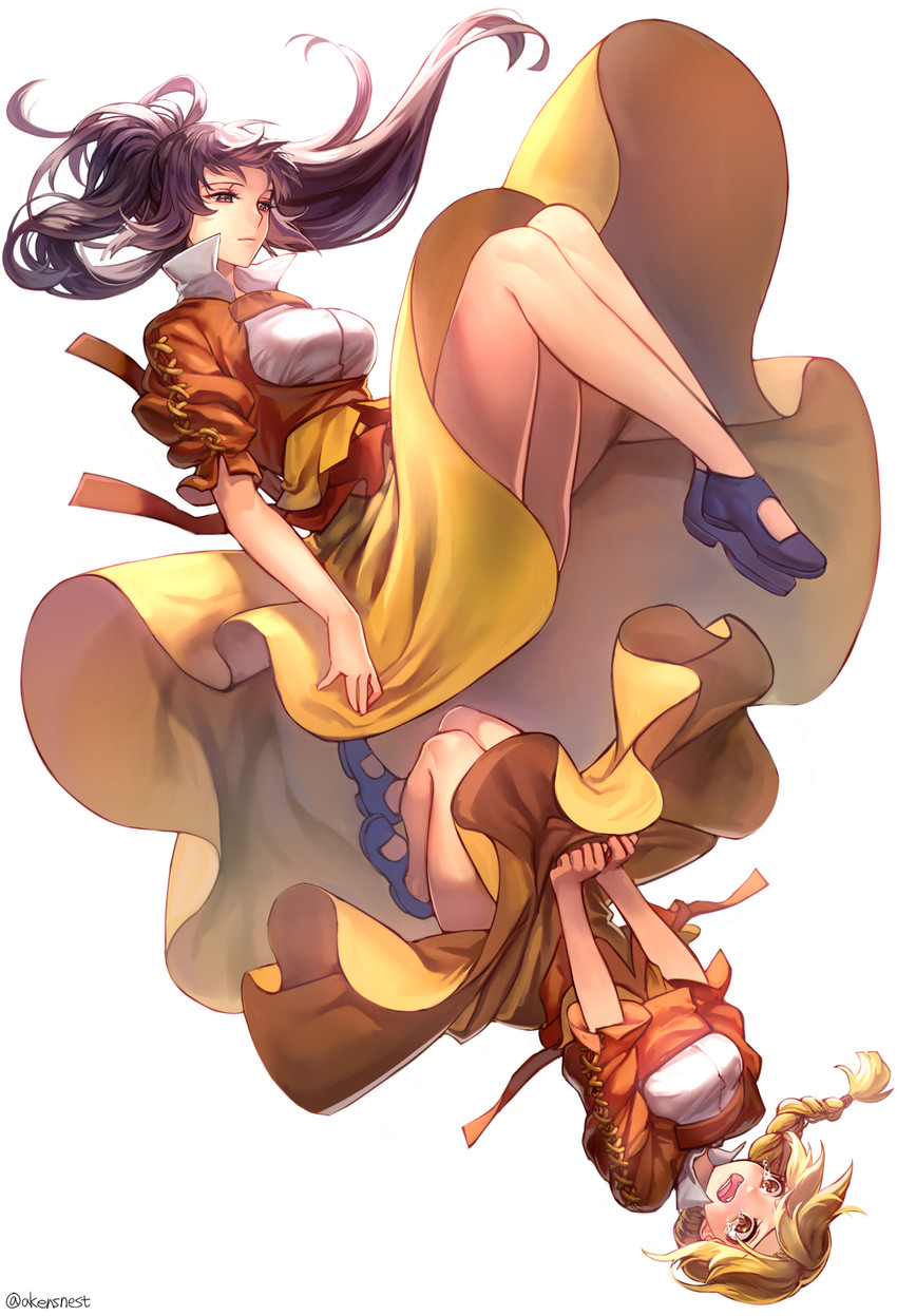 narberal gamma and enri emmot (overlord) drawn by aken