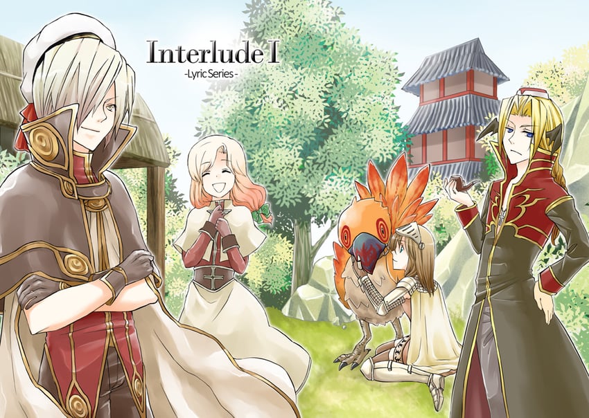 priest, acolyte, wizard, knight, and peco peco (ragnarok online) drawn by micoto