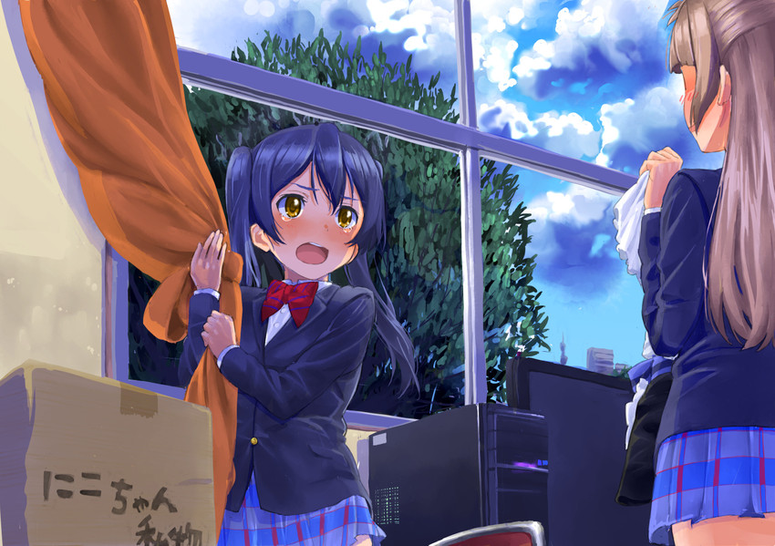 sonoda umi and minami kotori (love live! and 1 more) drawn by tetsujin_momoko