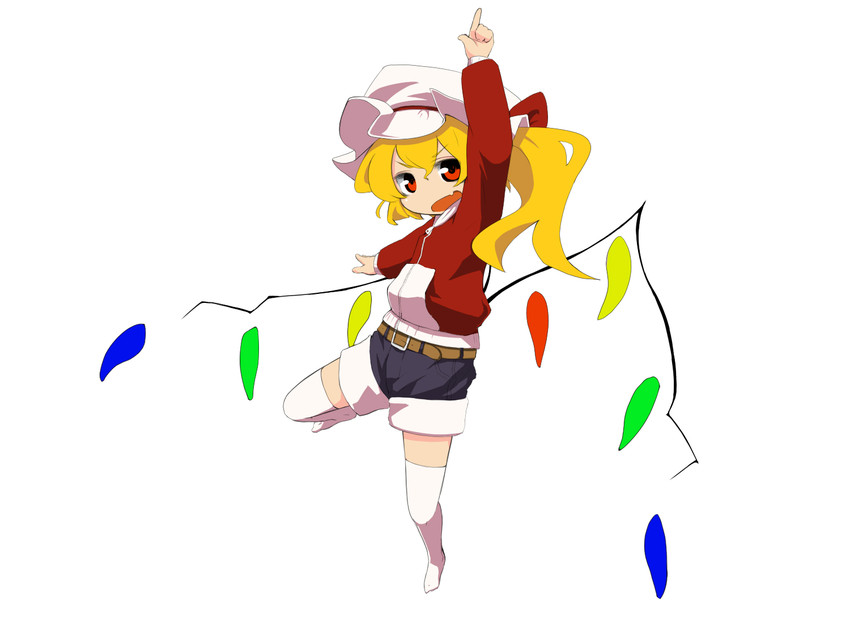 flandre scarlet (touhou) drawn by mantarou_(shiawase_no_aoi_tori)