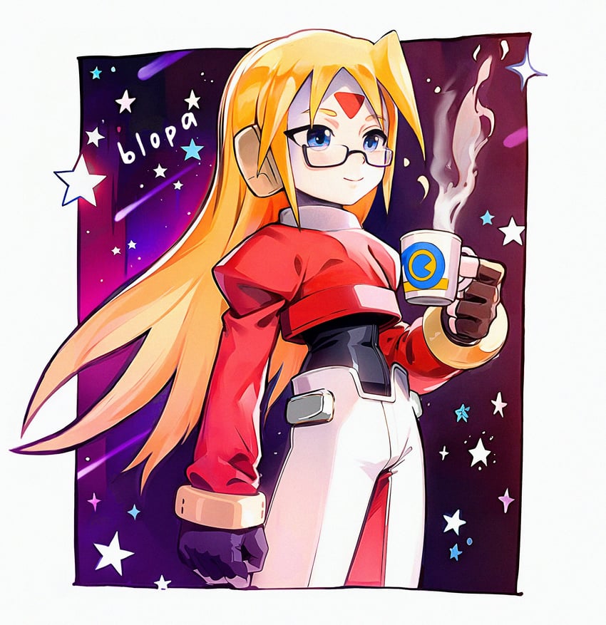 girouette (mega man and 1 more) drawn by blopa-inf