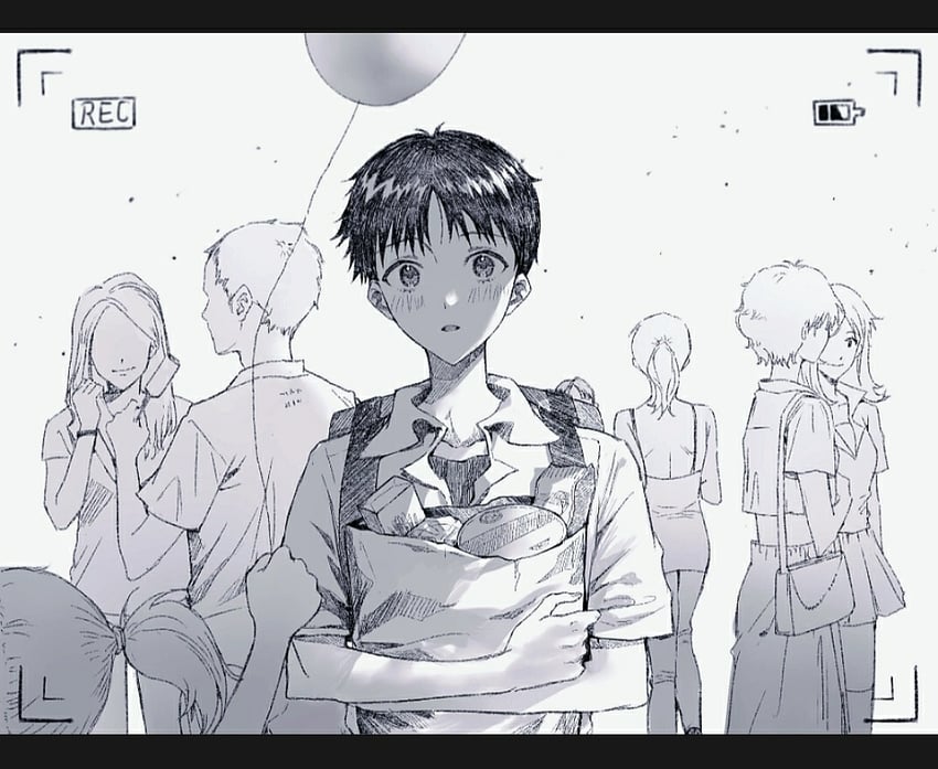 ikari shinji (neon genesis evangelion) drawn by wan_wan_shuijiao