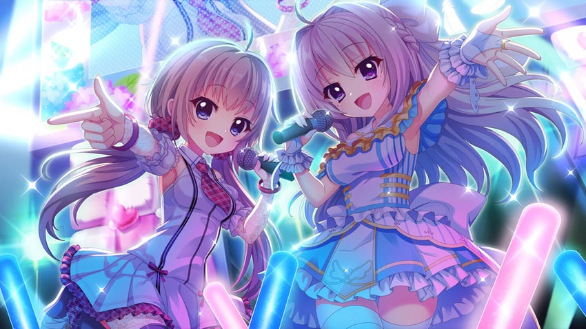 itsumura haruka and shiratori amaha (re:stage!) drawn by izumi_tsubasu