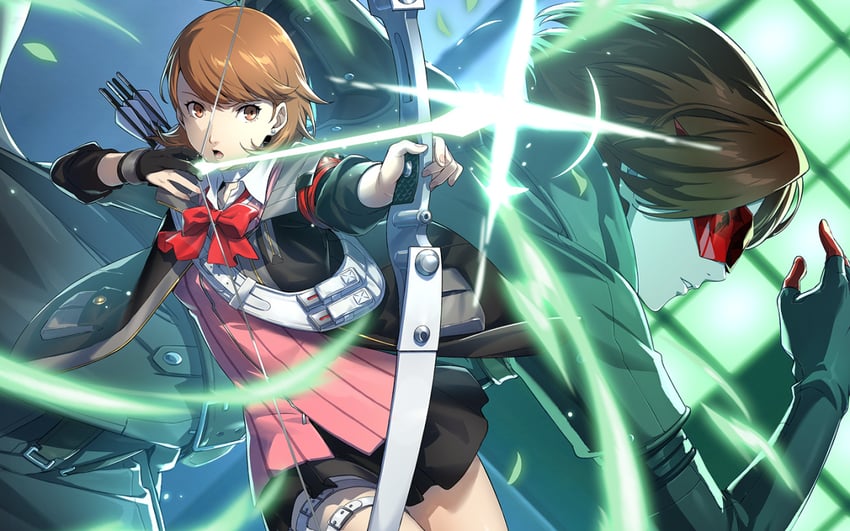 takeba yukari, kamishiro nagisa, and wonder (persona and 4 more)