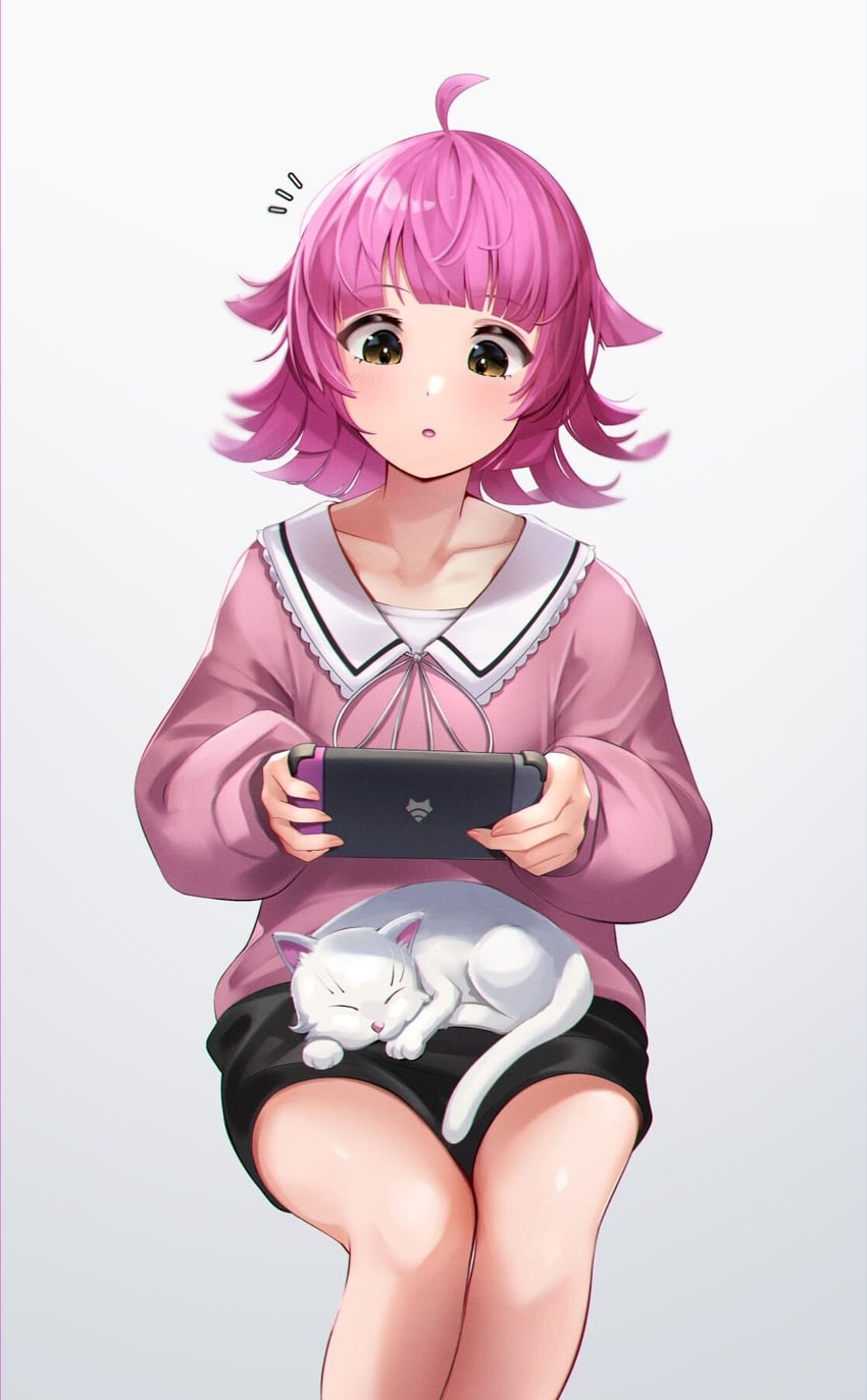 tennoji rina and hanpen (love live! and 1 more) drawn by kenko_(a143016)