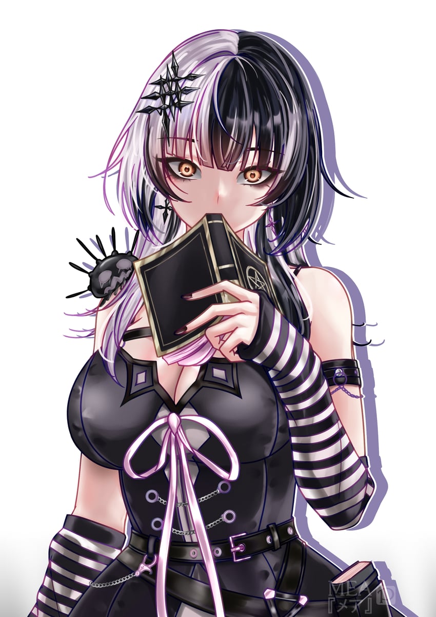 shiori novella and yorick (hololive and 1 more) drawn by mea_(manami030)
