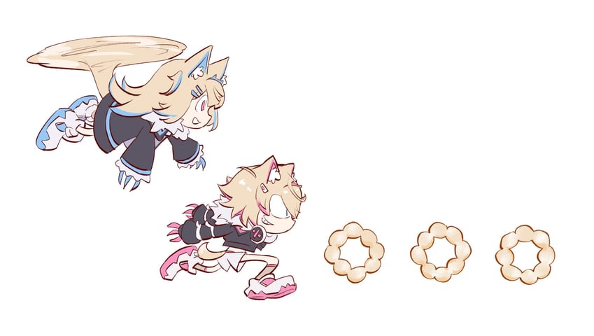 fuwawa abyssgard and mococo abyssgard (hololive and 2 more) drawn by hyde_(tabakko)