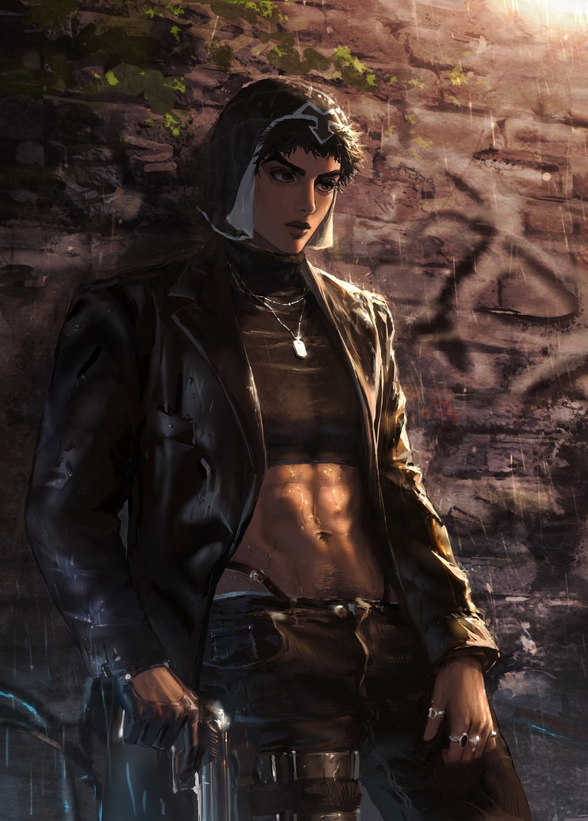 guido mista (jojo no kimyou na bouken and 1 more) drawn by promisedarcadia