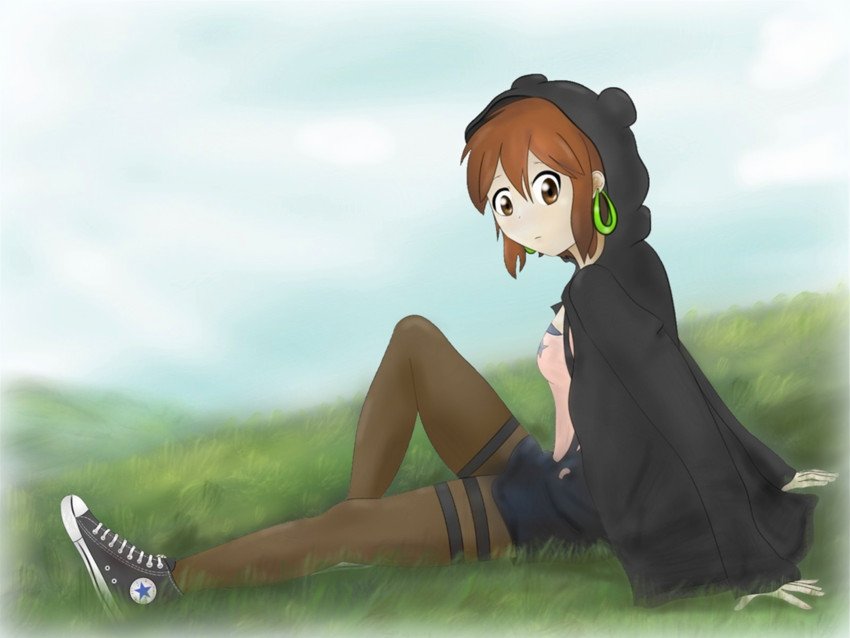 hirasawa yui (k-on! and 1 more) drawn by endlessgr8