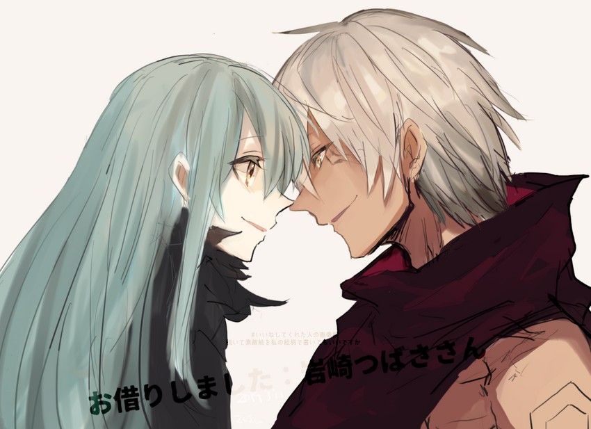 rimuru tempest and veldora (tensei shitara slime datta ken) drawn by sakusan_yousoeki