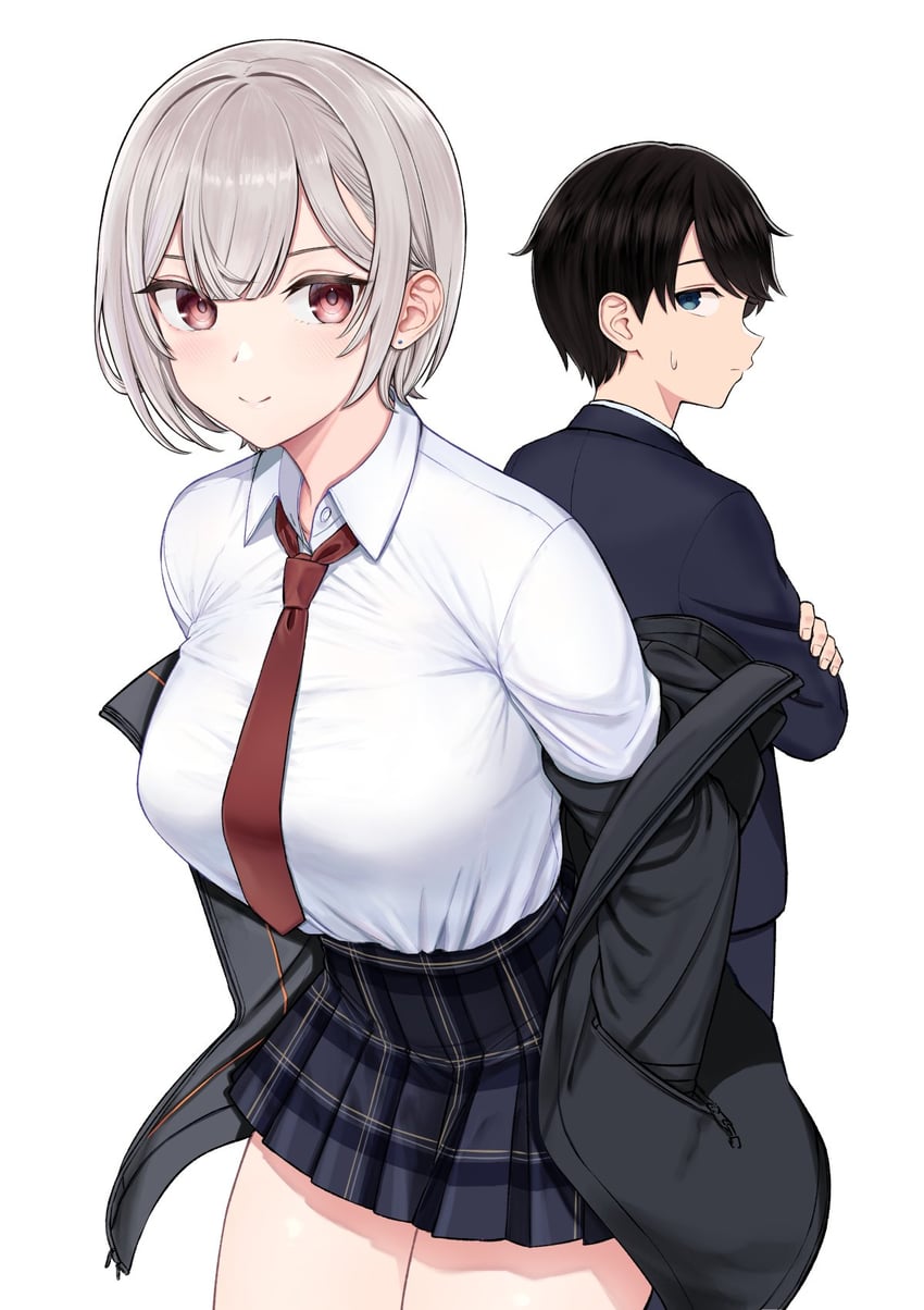aida mia and akai rui (original and 1 more) drawn by sukeroku_(treeee)