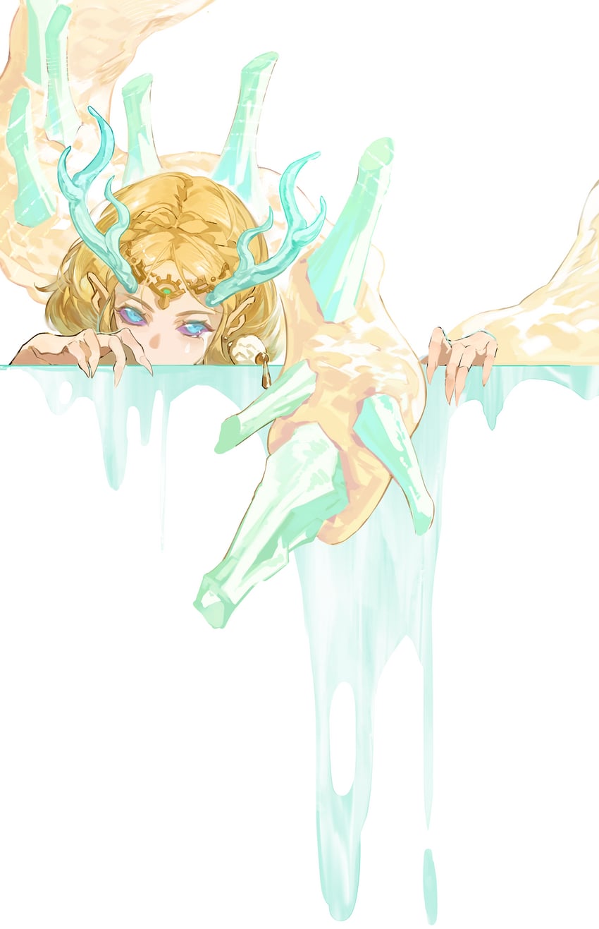 light dragon (the legend of zelda and 1 more) drawn by jingsang_w