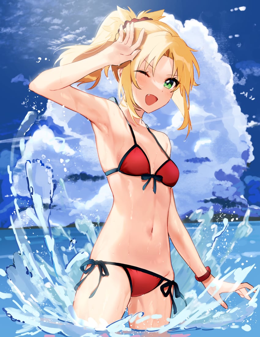mordred (fate and 1 more) drawn by rizu033