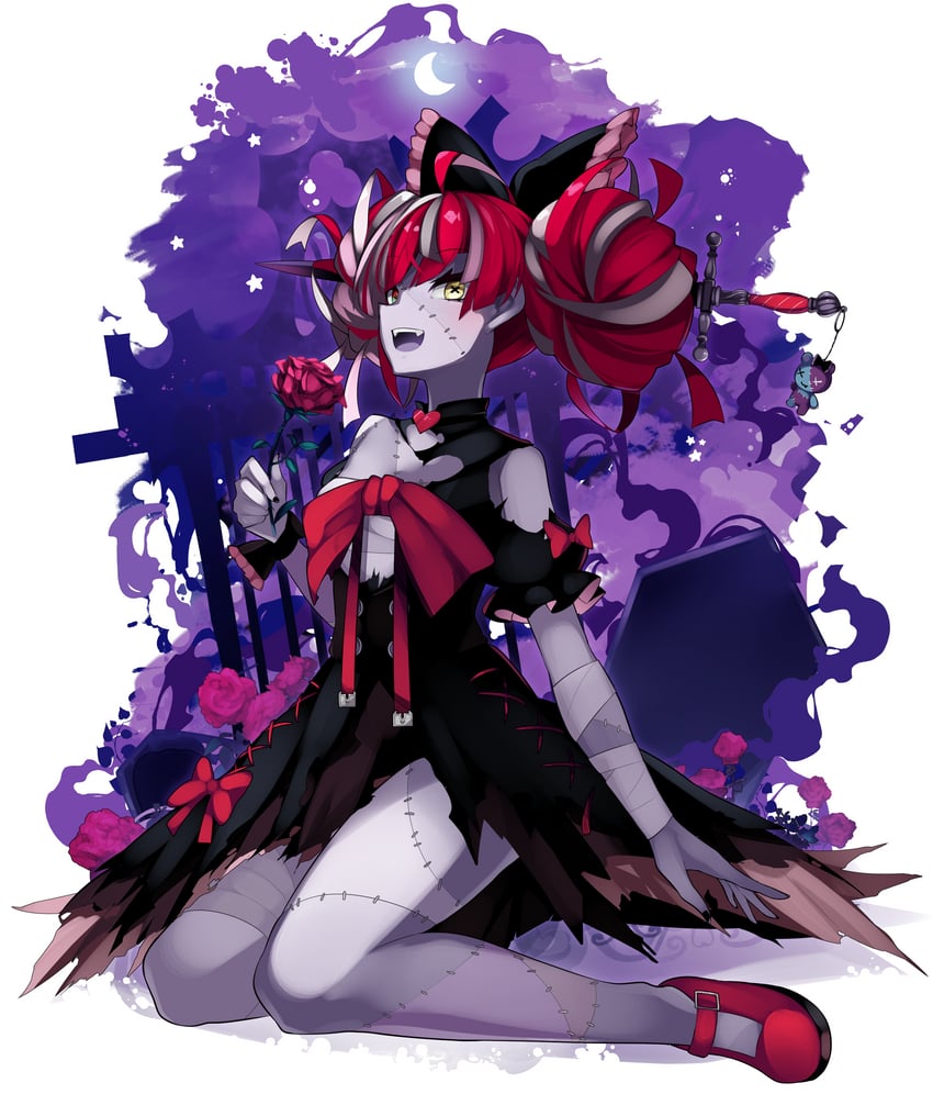 kureiji ollie (hololive and 1 more) drawn by akagi_(sk0127aho)