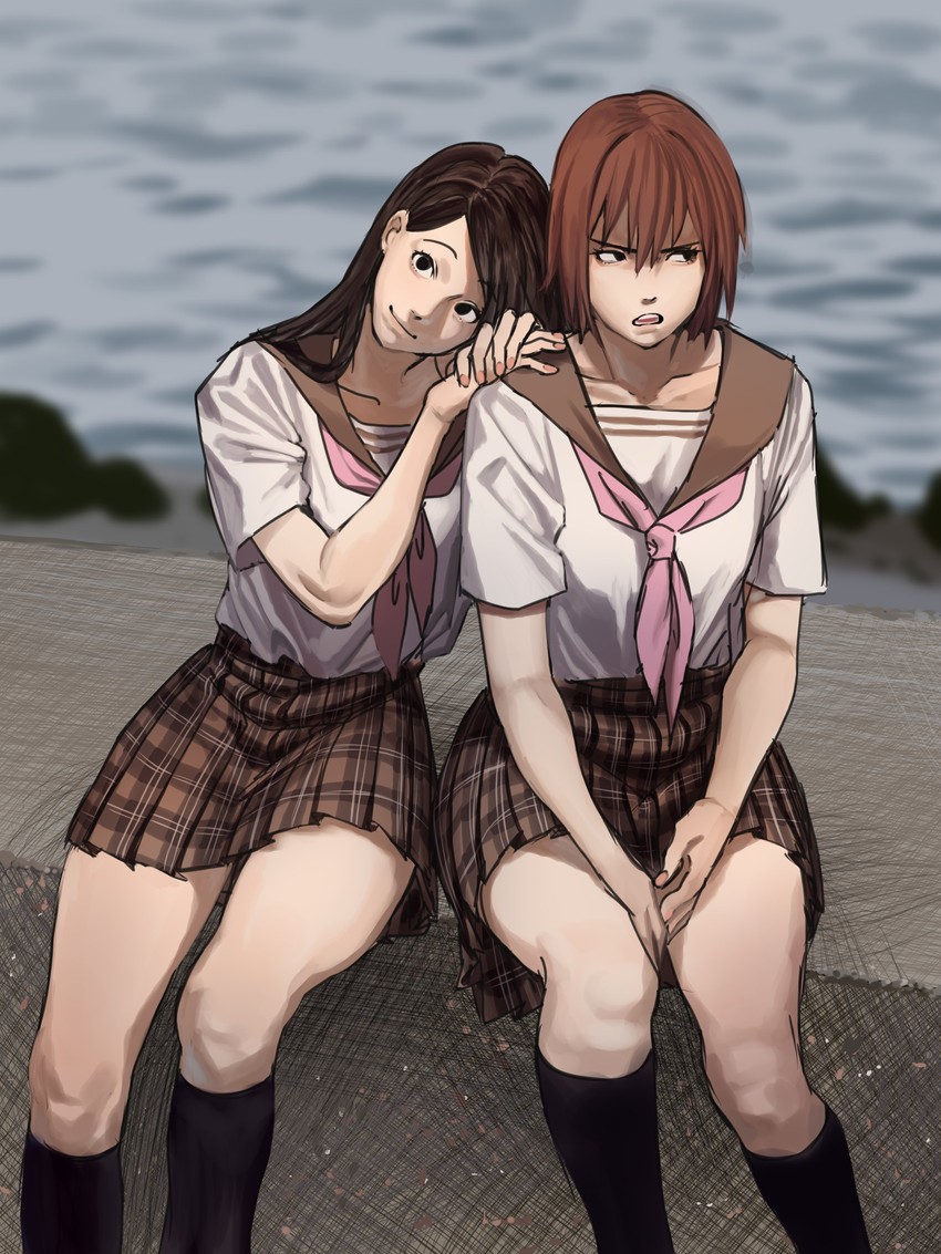 han soo-min (original and 1 more) drawn by hanny_(uirusu_chan)