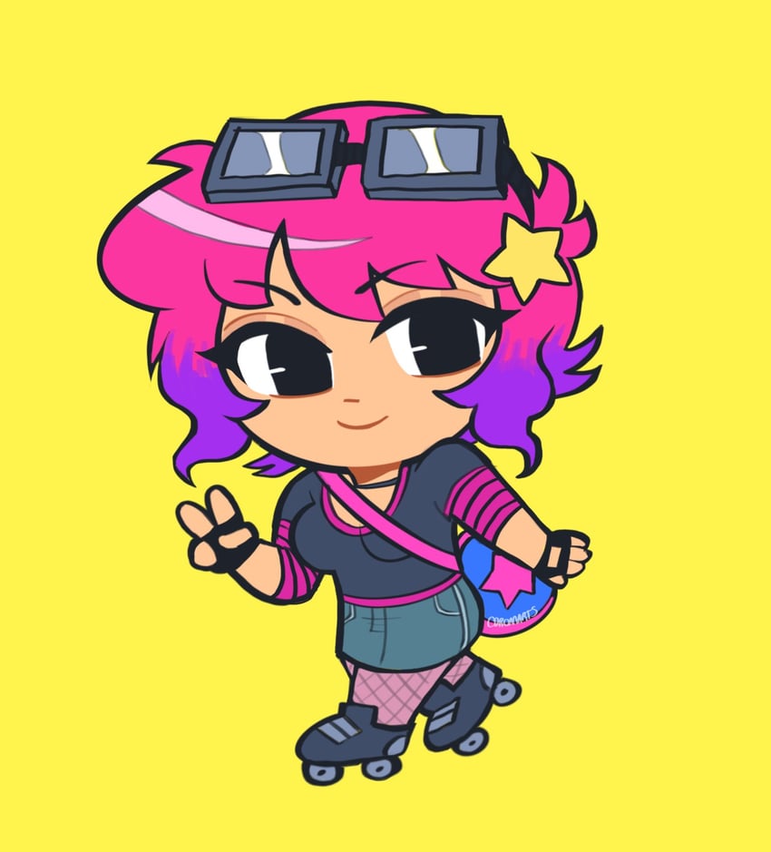 ramona flowers (scott pilgrim and 1 more) drawn by cdromarts