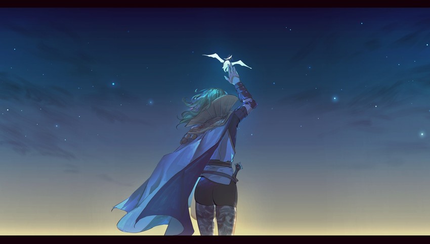 claude von riegan and female byleth (fire emblem and 1 more) drawn by zhihaiwusheng