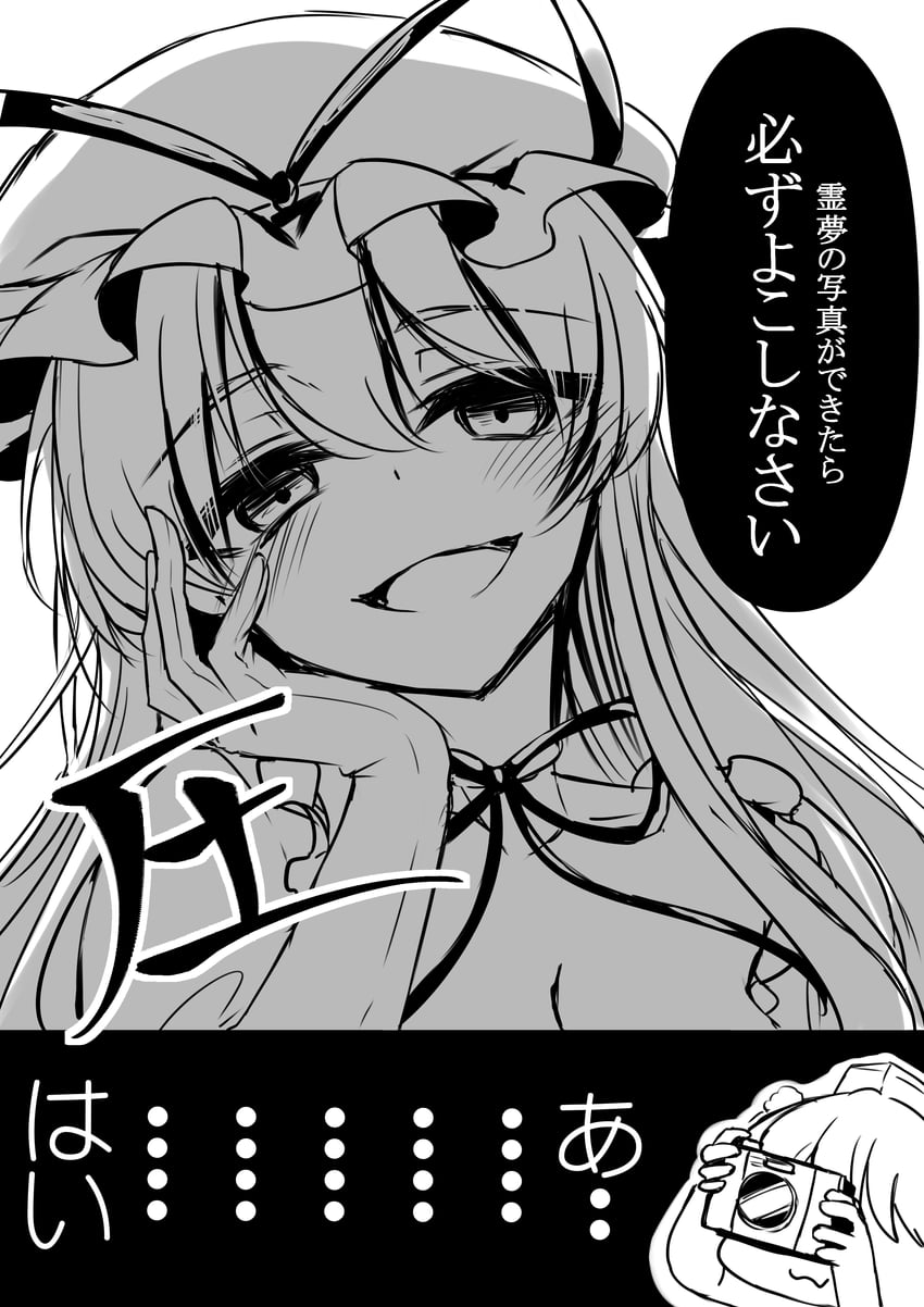yakumo yukari and shameimaru aya (touhou) drawn by kinese_(katasutorohu)